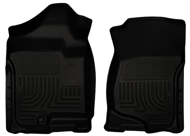 Husky Liners 07-14 Cadillac Escalade ESV/EXT Weatherbeater Black Front Floor Liners