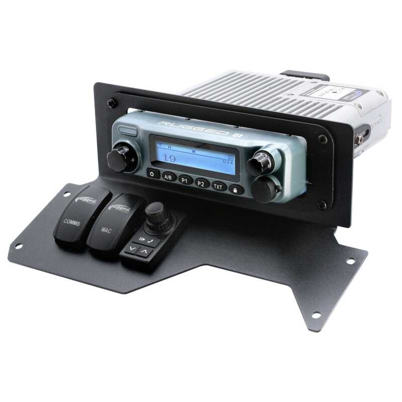 Rugged Radios Polaris Xpedition Comm Kit w/ BT 2-Way Radio STX Stereo Remote Head / G1 GMRS