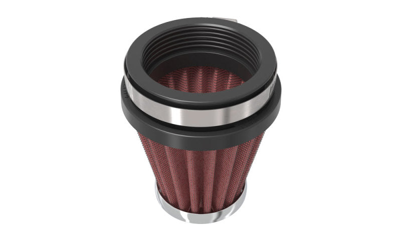 K&N Engineering K&N Universal Chrome Filter 2 1/8 inch FLG / 3 inch Bottom / 2 inch Top / 3 inch Height