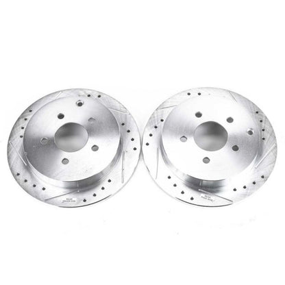 PowerStop Power Stop 02-07 Buick Rendezvous Rear Evolution Drilled & Slotted Rotors - Pair