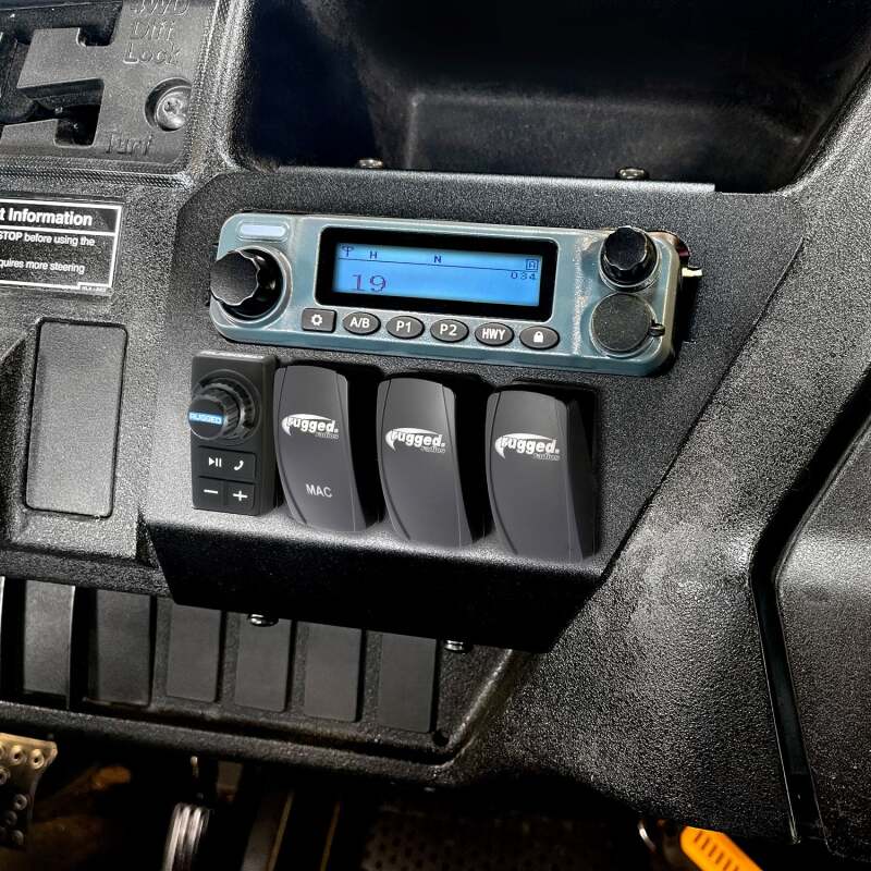 Rugged Radios Honda Pioneer Comp Comm Kit w/ BT 2-Way Radio STX Remote Head Intercom/ G1 GMRS