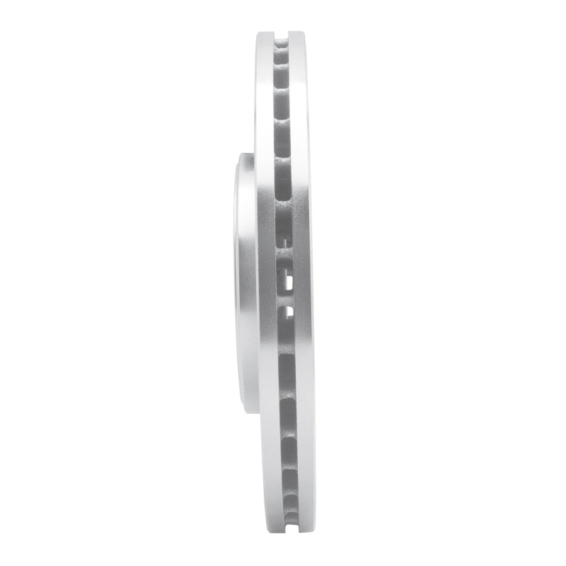 R1 Concepts R1 06-10 Jaguar S-Type Front Right Drilled & Slotted Silver Brake Rotor