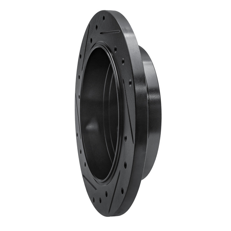 R1 Concepts R1 98-05 Mercedes-Benz ML320 Rear Right Drilled & Slotted Black Brake Rotor