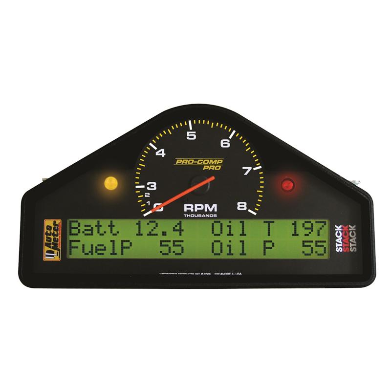 Autometer Pro-Comp Race Dash 0-8k RPM/Speed/Oil Press & Temp/WaterTemp/Fuel Pressure/Battery Gauge