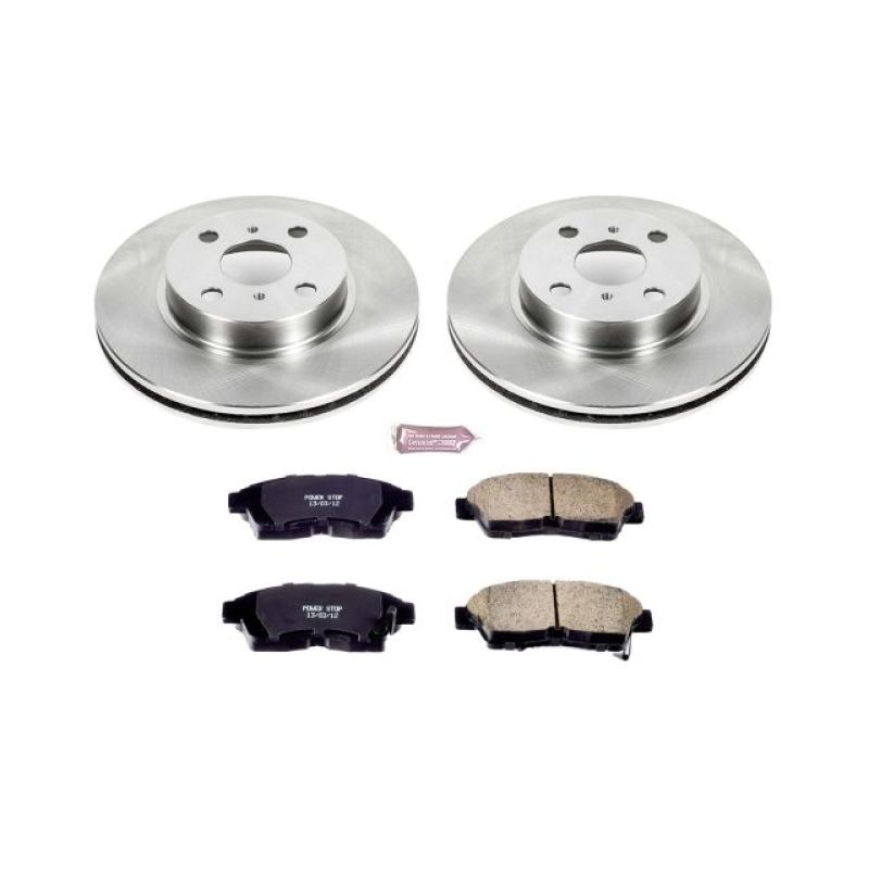 PowerStop Power Stop 93-97 Geo Prizm Front Autospecialty Brake Kit