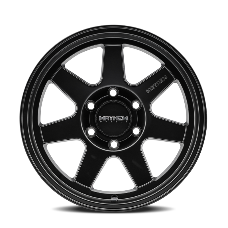 Mayhem 8307 Convoy 17x9 / 6x139.7 BP / -6mm Offset / 106mm Hub Satin Black Wheel