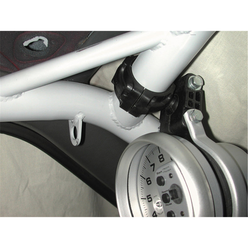 AutoMeter Gauge Mount Roll Pod For 1.625in. Roll Cage Fits 5in. Pedestal Tach Black