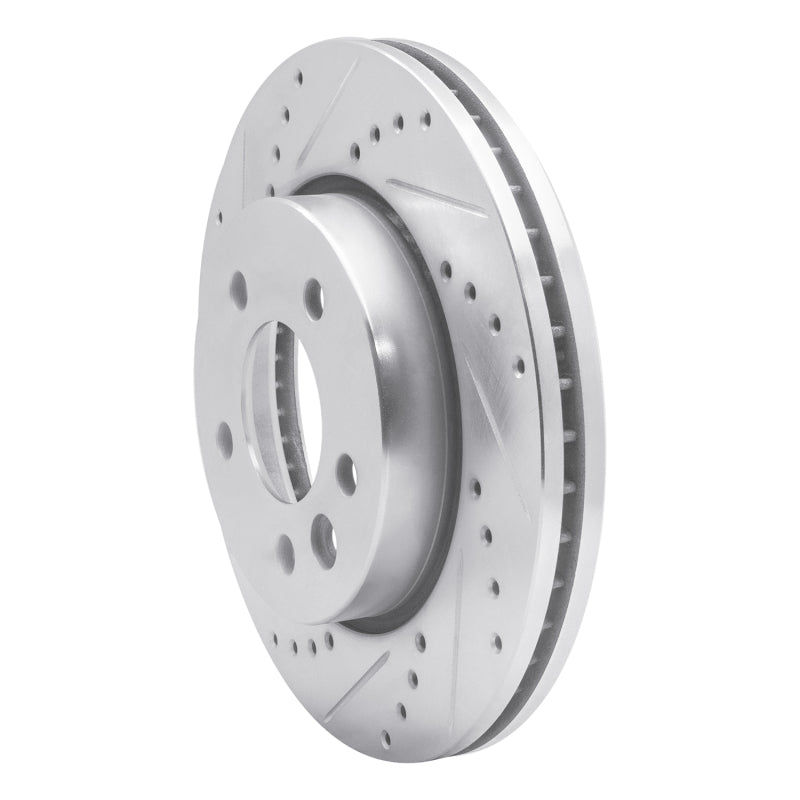 R1 Concepts R1 10-17 Volkswagen AMAROK (Mexico) Front Left Drilled & Slotted Silver Brake Rotor