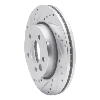 R1 Concepts R1 10-17 Volkswagen AMAROK (Mexico) Front Left Drilled & Slotted Silver Brake Rotor