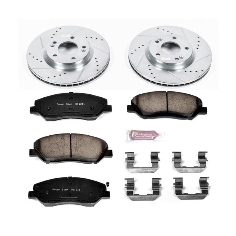 PowerStop Power Stop 07-09 Hyundai Santa Fe Front Z23 Evolution Sport Brake Kit