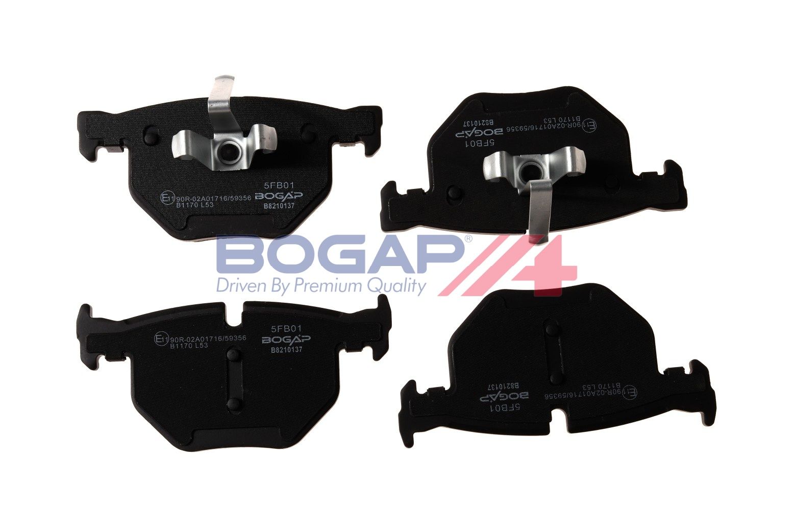 BOGAP B8210137 Brake Pad Set, Disc Brake | ML Performance Car Parts