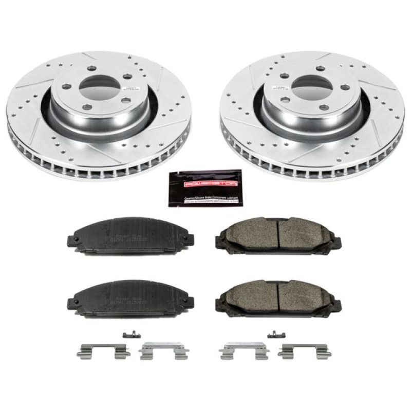 PowerStop Power Stop 15-19 Ford Mustang Front Z23 Evolution Sport Brake Kit