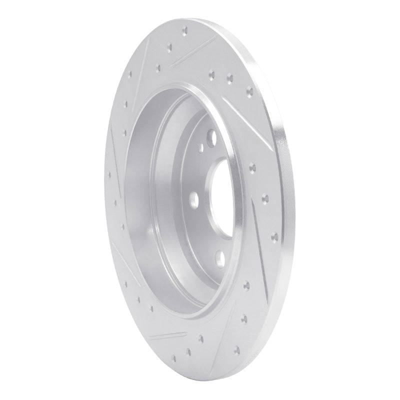 R1 Concepts R1 16-23 Mercedes-Benz Viano (Mexico) Rear Right Drilled & Slotted Silver Brake Rotor