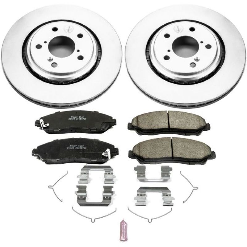 PowerStop Power Stop 17-19 Acura MDX Front Z17 Evolution Geomet Coated Brake Kit