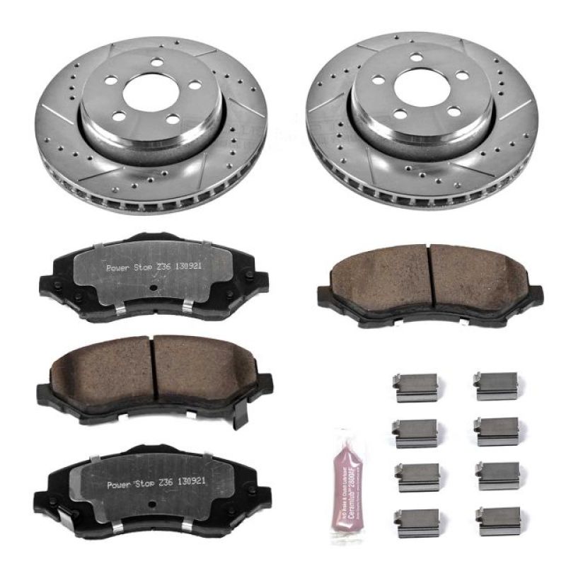 PowerStop Power Stop 07-11 Dodge Nitro Front Z36 Truck & Tow Brake Kit