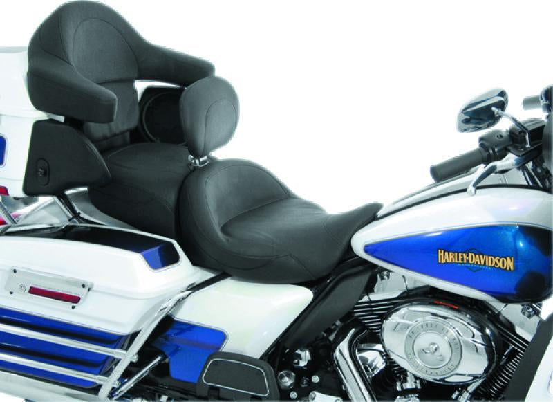 Mustang Motorcycle Mustang 08-21 Harley Electra Glide, Rd Glide, Rd King ,Str Glide Super Touring 1PC Seat - Black