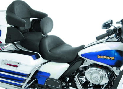 Mustang Motorcycle Mustang 08-21 Harley Electra Glide, Rd Glide, Rd King ,Str Glide Super Touring 1PC Seat - Black