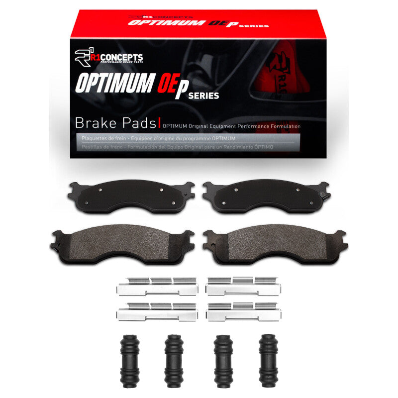 R1 Concepts R1 04-04 Dodge Ram 1500 Pickup Front Optimum OE Pads & Hardware Kit