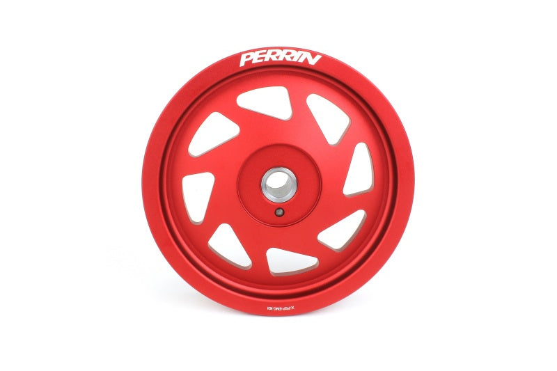 Perrin Performance PERRIN 22-26 Subaru WRX/BRZ & Toyota GR86 / 20-25 FXT/OBXT Lightweight Crank Pulley - Red
