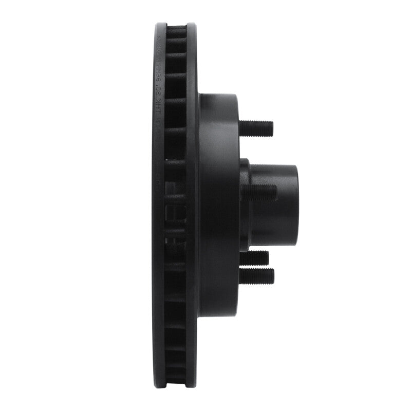 R1 Concepts R1 88-94 Chevrolet C1500 Front Right Drilled & Slotted Black Brake Rotor