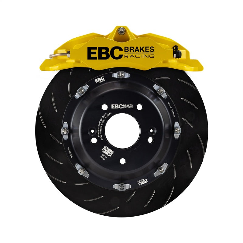 EBC Racing 03-12 Mazda RX-8 Yellow Apollo-4 Calipers 330mm Rotors Front Big Brake Kit