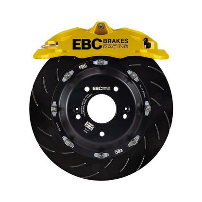 EBC Racing 03-12 Mazda RX-8 Yellow Apollo-4 Calipers 330mm Rotors Front Big Brake Kit