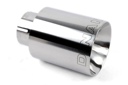 Dinan Double-Walled 4in Clamp-On Exhaust Tip - Polished - 4in Outlet / 2.5in Inlet