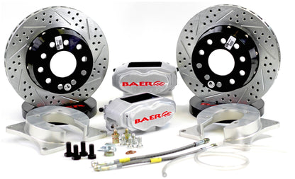 Baer Brakes Rear Ends w/ Ford 9in Torino Bearing HE 11in SS4+ Deep Stage Rear SDZ Brake Kit - Clear