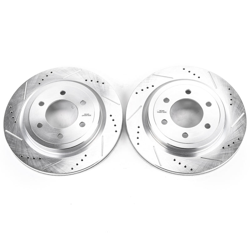 PowerStop Power Stop 18-19 Ford Expedition Rear Evolution Drilled & Slotted Rotors - Pair