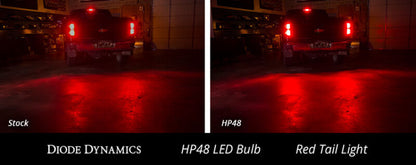 Diode Dynamics 3157 LED Bulb HP48 LED - Red (Single)