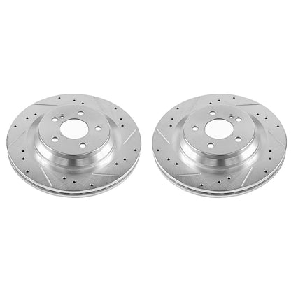 PowerStop Power Stop 09-14 Mercedes-Benz CL550 Rear Evolution Drilled & Slotted Rotors - Pair