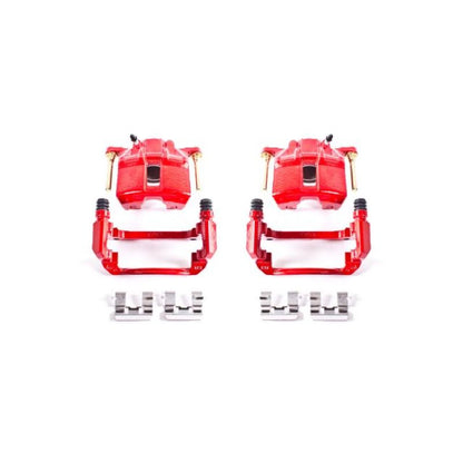 PowerStop Power Stop 03-07 Honda Accord Front Red Calipers w/Brackets - Pair