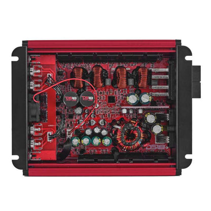 DS18 4-Channel Class-D Amp Stereo Full-Range 4 x 120 W RMS at4 ohm- Red