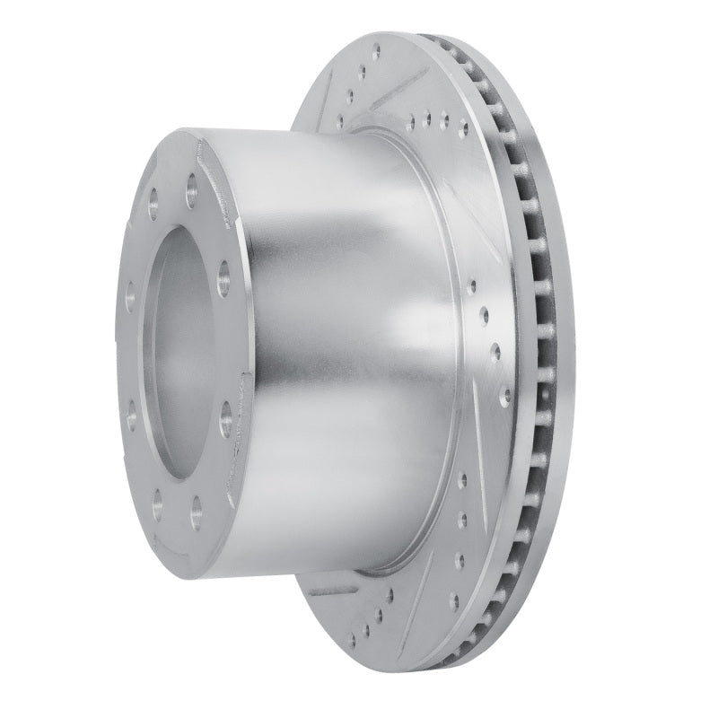 R1 Concepts R1 01-10 Chevrolet Express 3500 Rear Left Drilled & Slotted Silver Brake Rotor