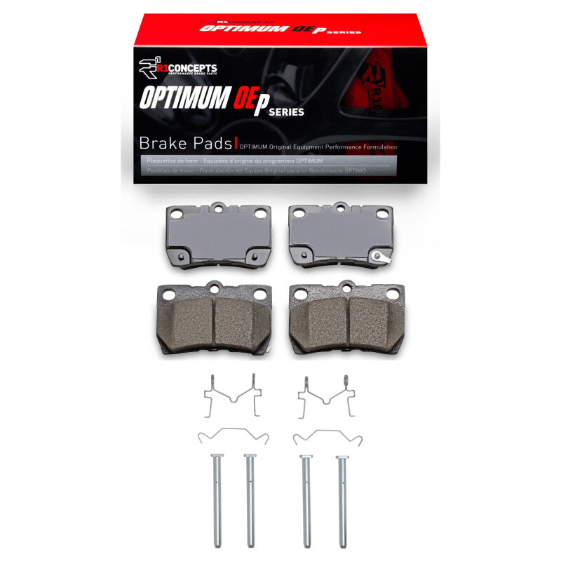 R1 Concepts R1 06-13 Lexus GS450H Rear Optimum OE Pads & Hardware Kit