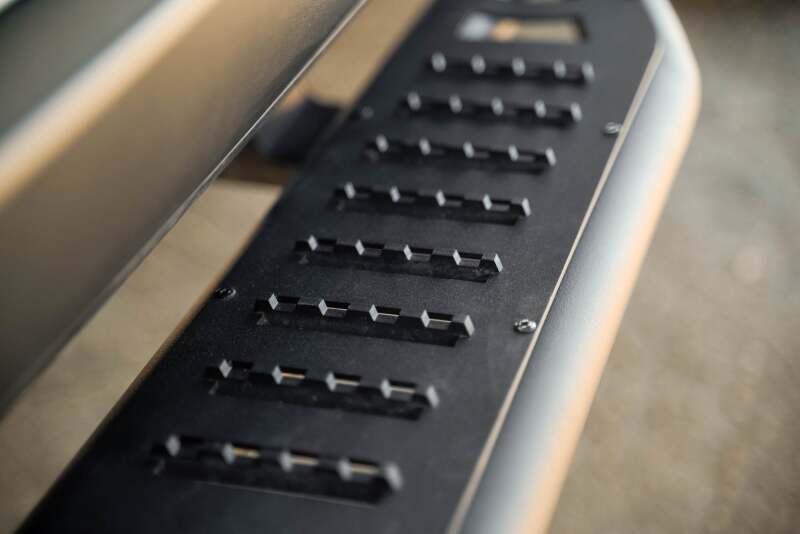 DV8 Offroad 24-25 Toyota Land Cruiser OE Plus Side Steps - Black Steel