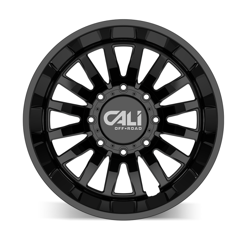 Cali Off-Road 9110D Summit Dually 20x8.25 / 8x165.1 BP / -232mm Offset / 121.3mm Hub Gls Blk Wheel