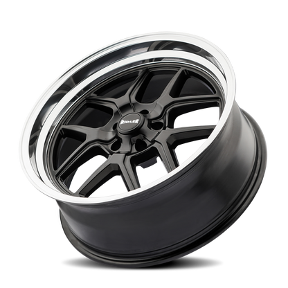 Ridler Wheels Ridler 610 20x8.5 / 5x114.3 BP / 0mm Offset / 83.82mm Hub Matte Black Polished Wheel