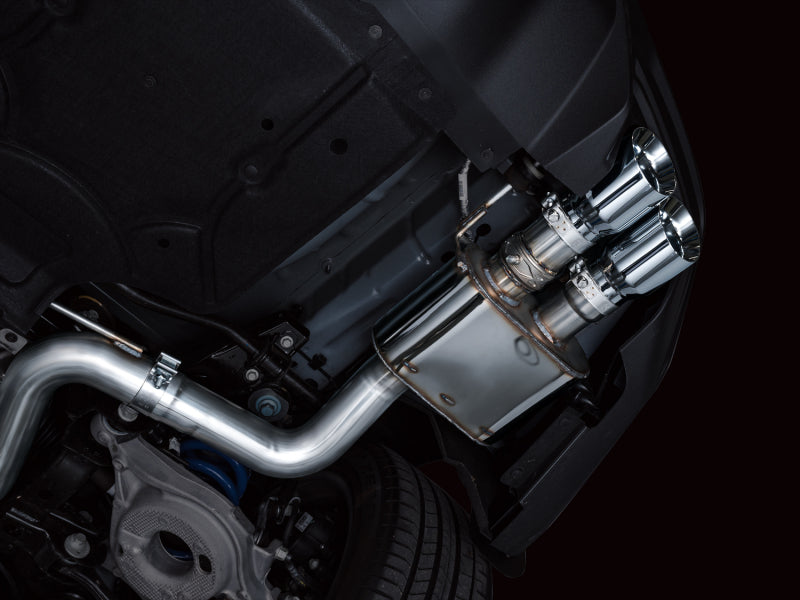 AWE Tuning AWE 2024 Ford Mustang GT Fastback S650 RWD SwitchPath Cat-Back Exhaust w/ Quad Chrome Silver Tips