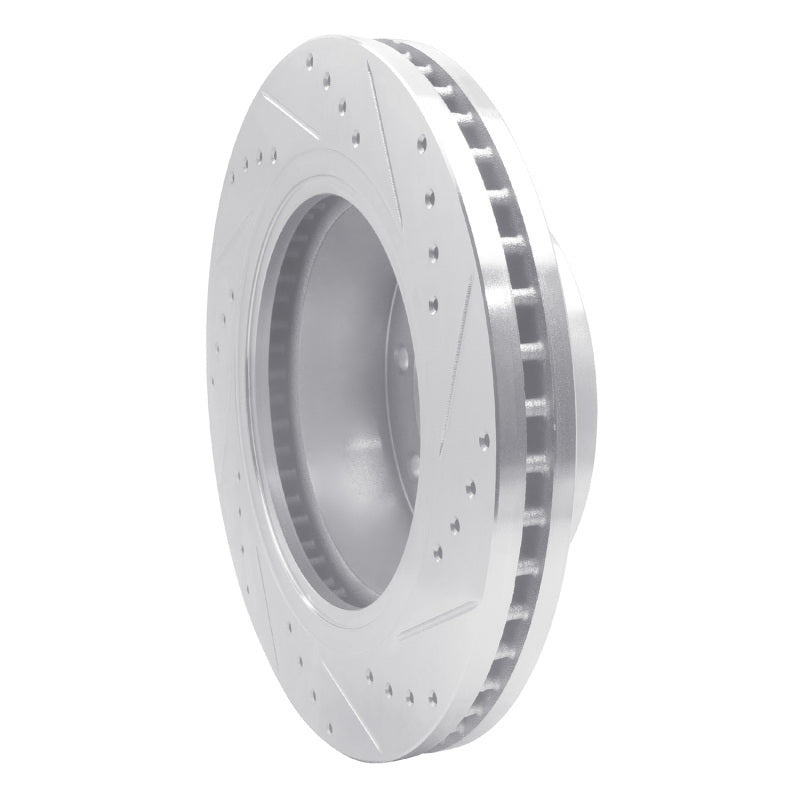 R1 Concepts R1 12-21 Nissan NV1500 Front Left Drilled & Slotted Silver Brake Rotor