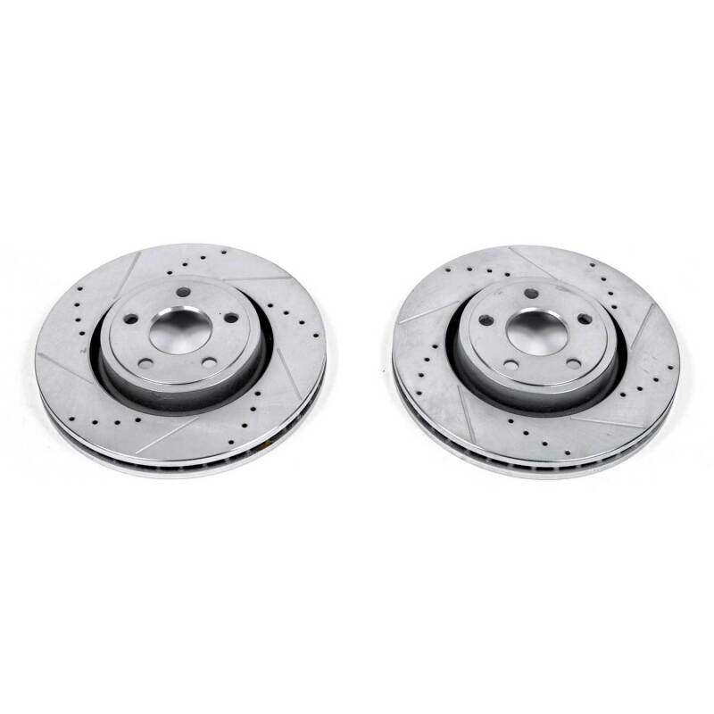 PowerStop Power Stop 11-19 Dodge Durango Front Evolution Drilled & Slotted Rotors - Pair
