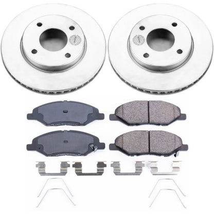 PowerStop Power Stop 09-11 Nissan Versa Front Z17 Evolution Geomet Coated Brake Kit