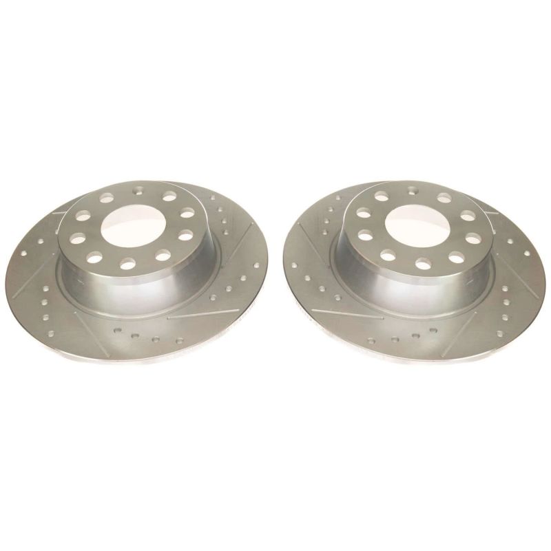 PowerStop Power Stop 2019 Volkswagen Jetta Rear Evolution Drilled & Slotted Rotors - Pair