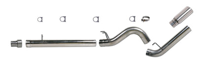 Diamond Eye Performance Diamond Eye KIT 5in DPF-BACK Single SS 08-09 6 4L F250-F350 PCKGD BX46X14X14OD EL-PL
