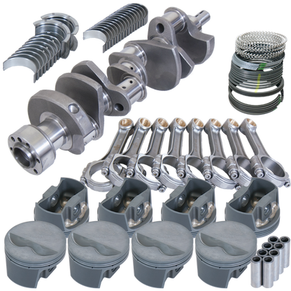 Eagle Chevy LT1350 1Pc 3.480in Crank 5.700in I-Beam Rods -5cc 4.000in Pistons Rotating Assembly