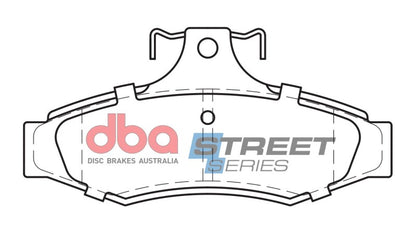 DBA 84-96 Chevrolet Corvette Rear Street Series Brake Pads
