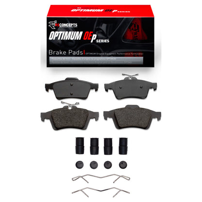 R1 Concepts R1 03-23 Cadillac BLS (Mexico) Rear Optimum OE Brake Pads & Hardware Kit