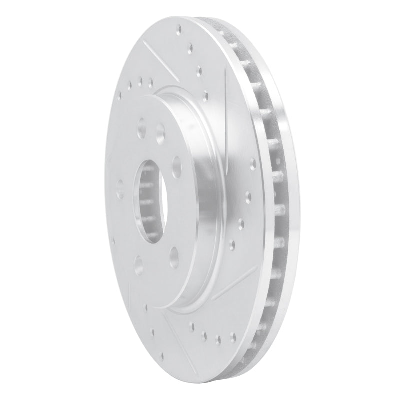 R1 Concepts R1 11-16 Buick LaCrosse Front Right Drilled & Slotted Silver Brake Rotor
