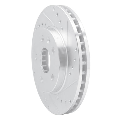 R1 Concepts R1 11-16 Buick LaCrosse Front Right Drilled & Slotted Silver Brake Rotor
