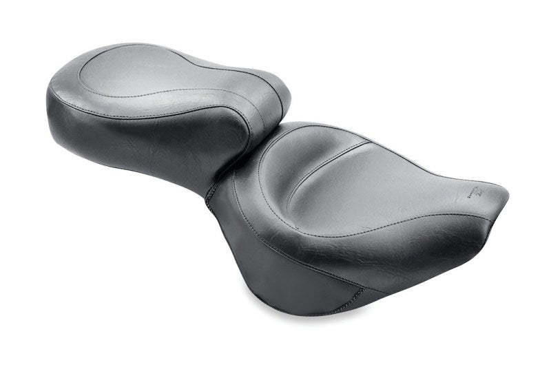 Mustang Motorcycle Mustang 95-05 Kawasaki Vulcan 800, 96-05 800 Classic Standard Touring 1PC Seat - Black